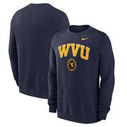 West Virginia Nike Men's Fleece Crew